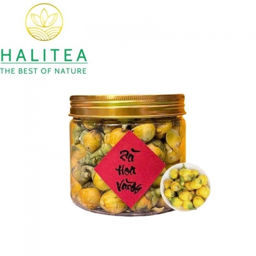Kim Hoa Trà - Nụ Trà Hoa Vàng Sấy Lạnh Hũ 140g
