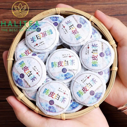 Lão Bạch Trà Trần Bì Phúc Đỉnh Thọ Mi - Hộp Thiếc 250gr
