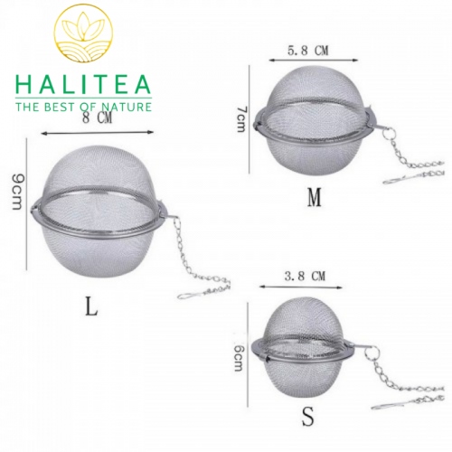 Lọc Inox Hình Quả Cầu Tiện Lợi