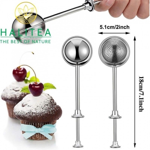 Lọc Trà Inox 304 Nhúng Trà Tiện Lợi Cán 18cm