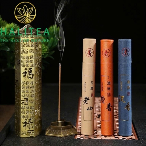 Lư Đồng Xông Trầm Đứng Lục Giác Chạm Khắc Tâm Kinh