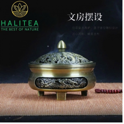 Lư Đồng Xông Trầm Long Phụng Ba Chân