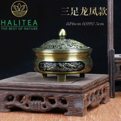 Lư Đồng Xông Trầm Long Phụng Ba Chân