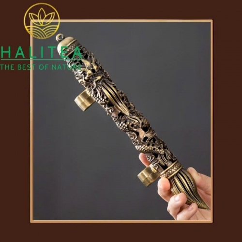 Lư Hương Xông Trầm Nằm Kim Bảng Đề Danh – Long Bút Hợp Kim Cao Cấp