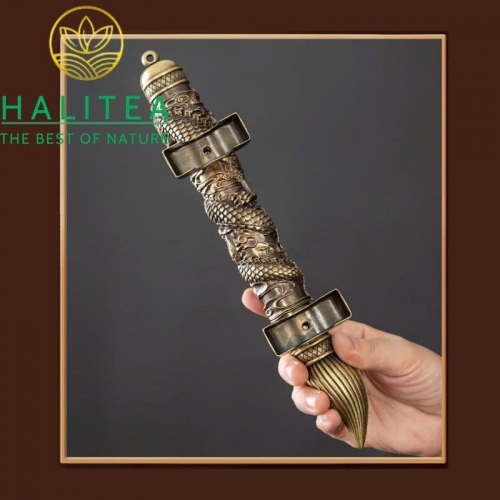 Lư Hương Xông Trầm Nằm Kim Bảng Đề Danh – Long Bút Hợp Kim Cao Cấp
