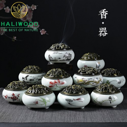 Lư Sứ Xông Trầm 9,5 X 6,5 Đồng Giá