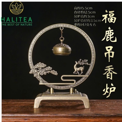 Lư Xông Trầm Hương Bằng Đồng Kiểu Dáng Treo
