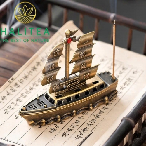 Lư Xông Trầm Thuận Buồm Xuôi Gió - Nhất Phàm Phong Thuận 12.3×3.2×10.2 cm