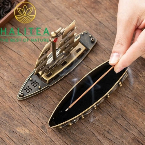 Lư Xông Trầm Thuận Buồm Xuôi Gió - Nhất Phàm Phong Thuận 12.3×3.2×10.2 cm