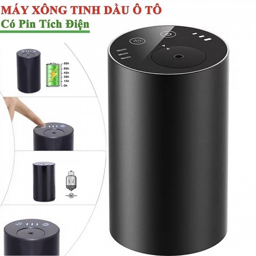 Máy Khuếch Tán Tinh Dầu Ô Tô Phun Trực Tiếp + Tặng Tinh Dầu 10ml