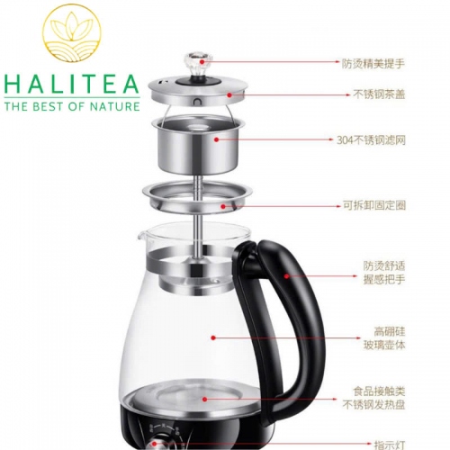 Máy Pha Trà Đen, Trà Phổ Nhĩ... Ấm Trà Hơi Nước Tự Động Thông Minh