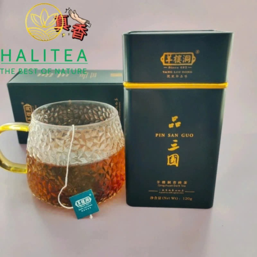Phẩm Tam Quốc Thanh Chuyên Trà Dương Lâu Động 120g - 20 Gói Tiện Pha