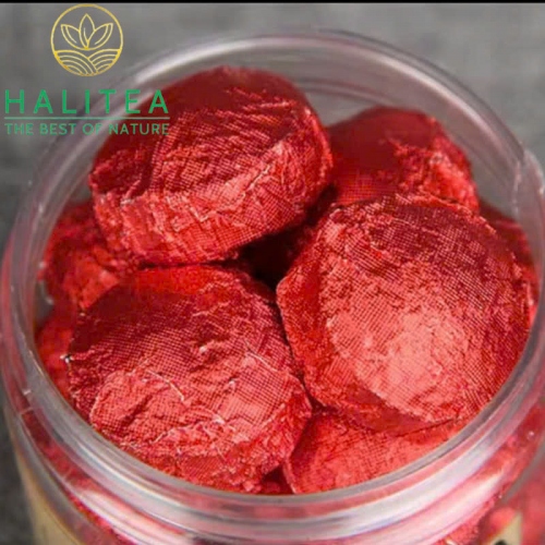 Phổ Nhĩ Chín Viên Hoa Hồng Hũ Pet 100gr