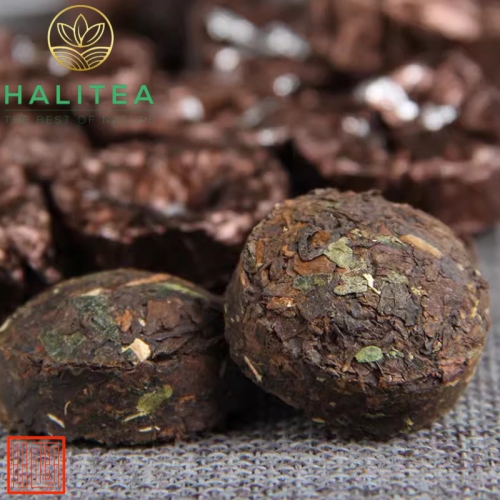 Phổ Nhĩ Chín Viên Hoa Hồng Hũ Pet 100gr