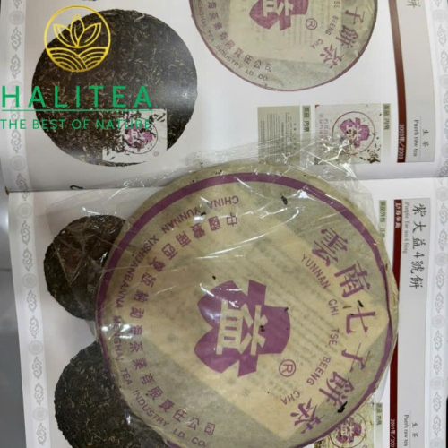 Phổ Nhĩ Sống 2003 Tử Đại Ích (Purple Dayi Qing Bing) – Trà Cổ Khô Kho Mạnh Hải 357g