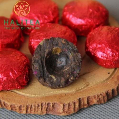 Phổ Nhĩ Viên Hoa Hồng Hộp Thiếc 75Gr