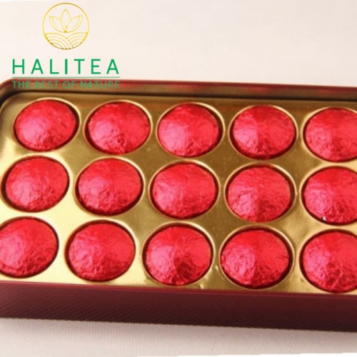Phổ Nhĩ Viên Hoa Hồng Hộp Thiếc 75Gr