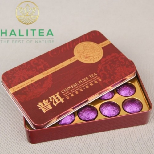 Phổ Nhĩ Viên Hoa Nhài Hộp Thiếc 75Gr