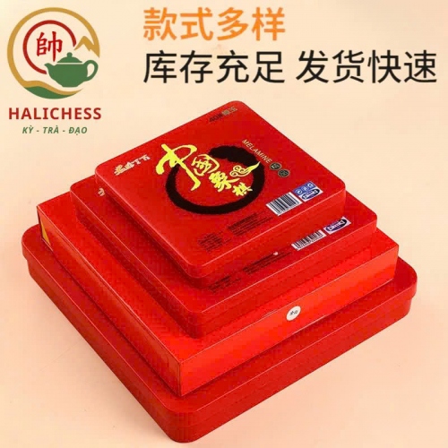 Bộ Cờ Tướng Chất Liệu Melamine Cao Cấp - Hộp Đỏ Size 40, 50
