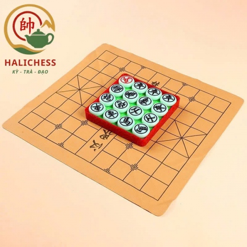 Bộ Cờ Tướng Chất Liệu Melamine Cao Cấp - Hộp Đỏ Size 40, 50