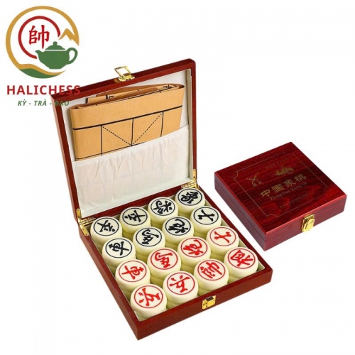 Bộ Cờ Tướng Chất Liệu Melamine - Hộp Gỗ Quà Tặng Cao Cấp Size 40