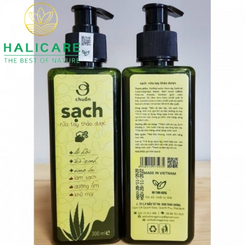 Rửa Tay Thảo Dược Thiên Nhiên Sạch Chai 300ml