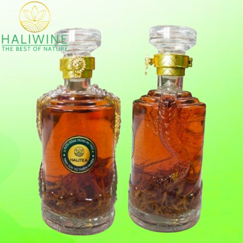 Rượu Đông Trùng Hạ Thảo Lon Xanh Chai 500ml