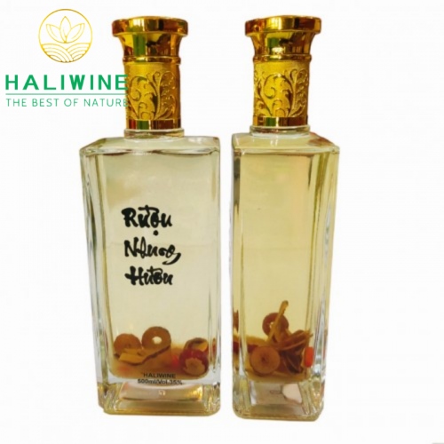 Rượu Nhung Hươu HALIWINE Lon Xanh Chai 500ml