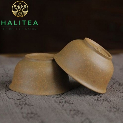 Set 06 Chén Trà Tử Sa Lục Sắc 35ml