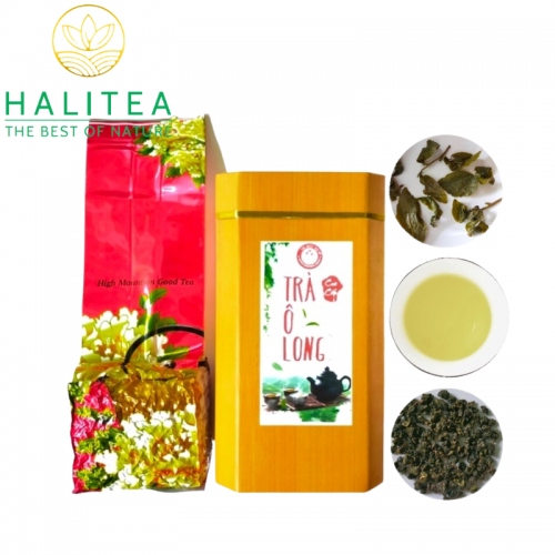 Set 2 Hộp Trà Ô Long Loại Cao Cấp Halivina 400gr