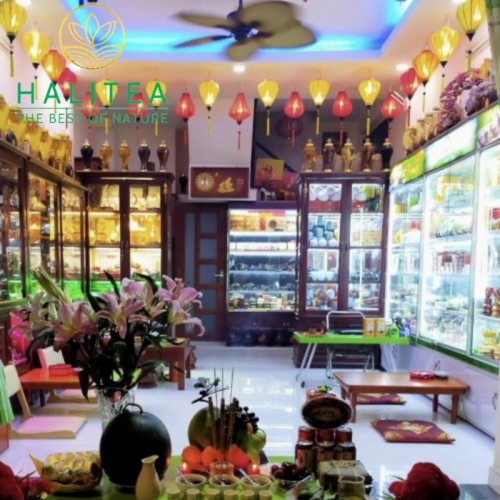 Set 2 Hộp Trà Xanh Móc Câu HALITEA Thái Nguyên Cao Cấp 400gr