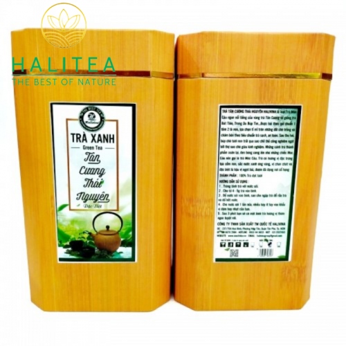 Set 2 Hộp Trà Xanh Móc Câu HALITEA Thái Nguyên Đặc Biệt  400gr