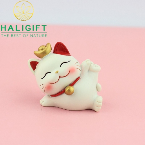 Set 4 Tượng Mèo Thần Tài May Mắn