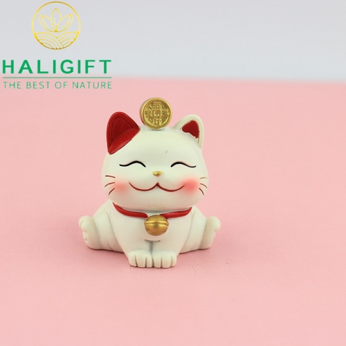 Set 4 Tượng Mèo Thần Tài May Mắn