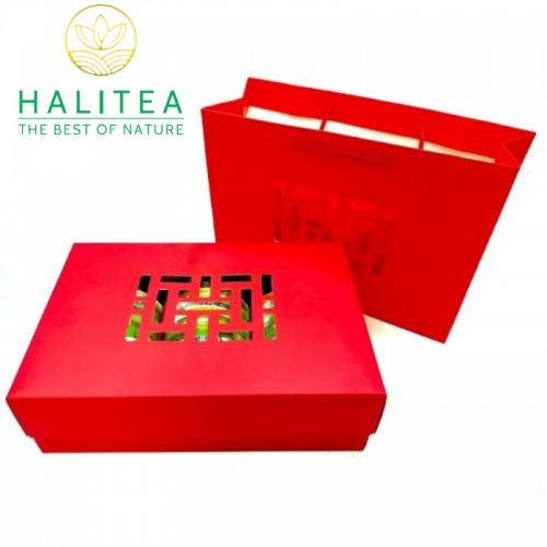 Set Bạch Trà Mẫu Đơn Shan Tuyết Cổ Thụ Hộp Giấy 3 Hũ 80G
