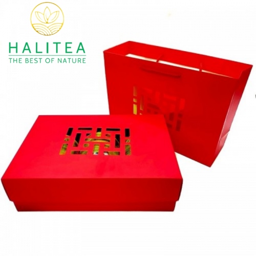 Set Hoàng Trà Shan Tuyết Cổ Thụ Tây Côn Lĩnh Hộp Giấy 3 Hũ X 100G