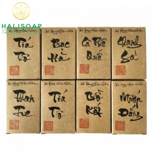 Set Quà Tặng 04 Loại Xà Bông Thiên Nhiên Handmade HaliSoap