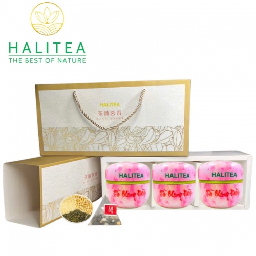 Set Quà Tặng - 12 Loại Trà Thảo Dược Halitea Túi Tam Giác Cao Cấp
