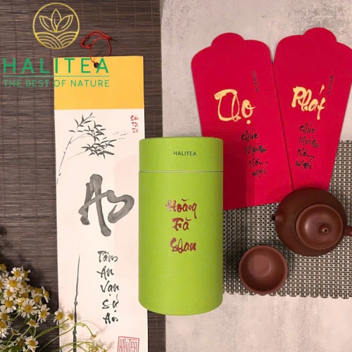 Set Quà Tặng XUÂN NHƯ Ý 04 Loại Trà Shan Tuyết Cổ Thụ Hộp Gỗ Cao Cấp