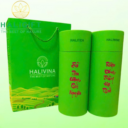 Set Quà Tặng Tết Sum Vầy (Trà + Rượu)