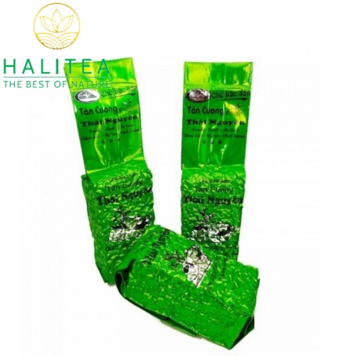 Set Quà Tặng Trà Móc Câu Đặc Biệt HALITEA Hộp Tre Đan 600gr