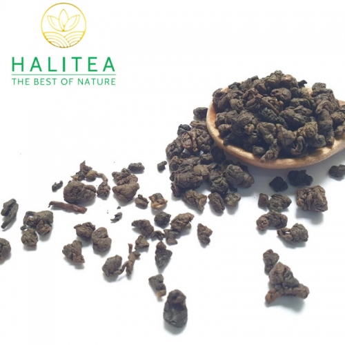 Set Quà Tặng - Trà Oolong Đỏ HALITEA Cao Cấp Hộp Thiếc 200gr