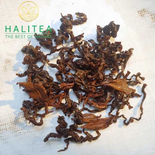 Set Quà Tặng - Trà Oolong Đỏ HALITEA Cao Cấp Hộp Thiếc 200gr