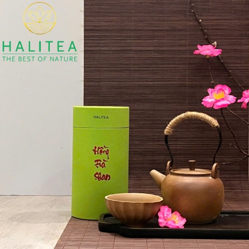 Set Quà Tặng - 10 Loại Trà Shan Tuyết HALITEA Thượng Hạng Lon Xanh