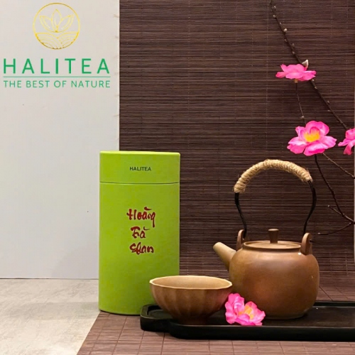 Set Quà Tặng - 10 Loại Trà Shan Tuyết HALITEA Thượng Hạng Lon Xanh