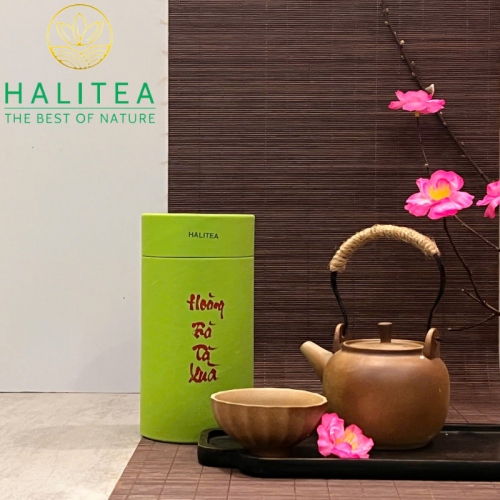 Set Quà Tặng Trà Tà Xùa Cao Cấp HALITEA Lon Xanh 01 Túi/03 Lon