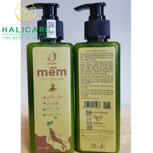 Sữa Tắm Thảo Dược Thiên Nhiên Mềm Chai 300ml