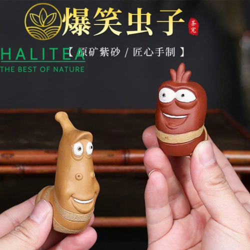 Tea Pet Bạo Tiếu Trùng Tử Tử Sa Thủ Công – Trà Sủng Trang Trí Bàn Trà Cao Cấp
