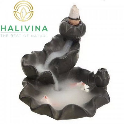 Thác Khói Trầm Hương 3 Lá Sen