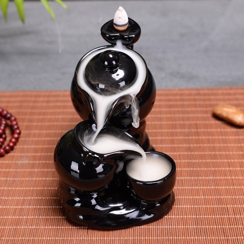 Thác Khói Trầm Hương Bộ Ấm Trà